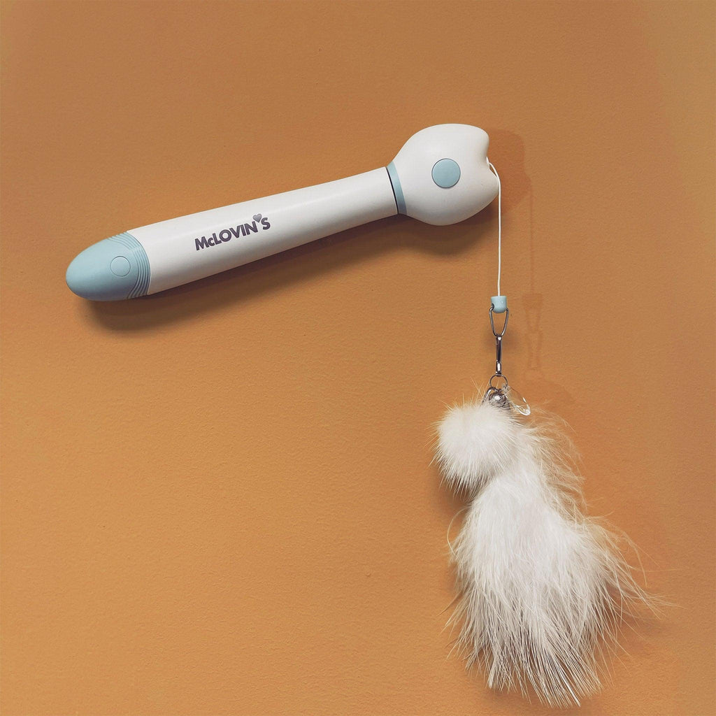 All CatsMcLovin's 3-in-1 Cat Wand Toy with Feather Cat Teaser