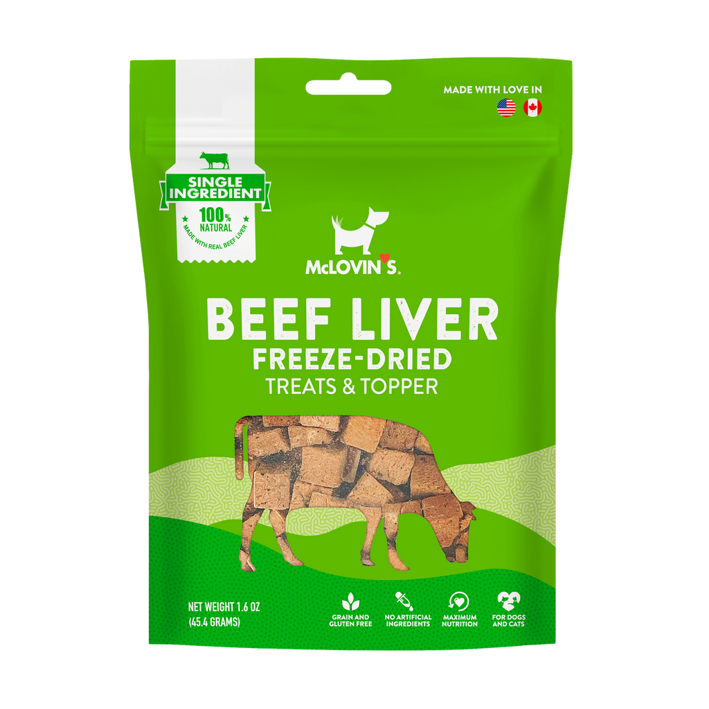 SubscriptionFreeze Dried Beef Liver Treats & Topper for Dogs & Cats, 1.6 oz