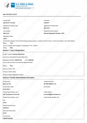 FDA Registered