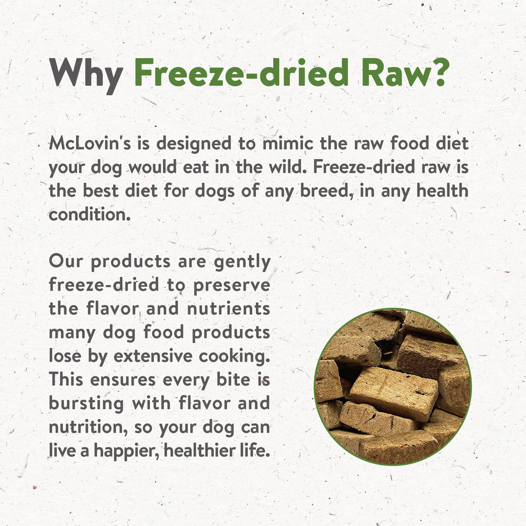 Mclovin's Pet Freeze Dried Dog & Cat Treats, Beef Liver, Healthy, Natural, Grass Fed, High Protein, Single Ingredient, 14 Oz, Grain-Free, Gluten-Free, Nutritious Snacks,Training, Rewarding