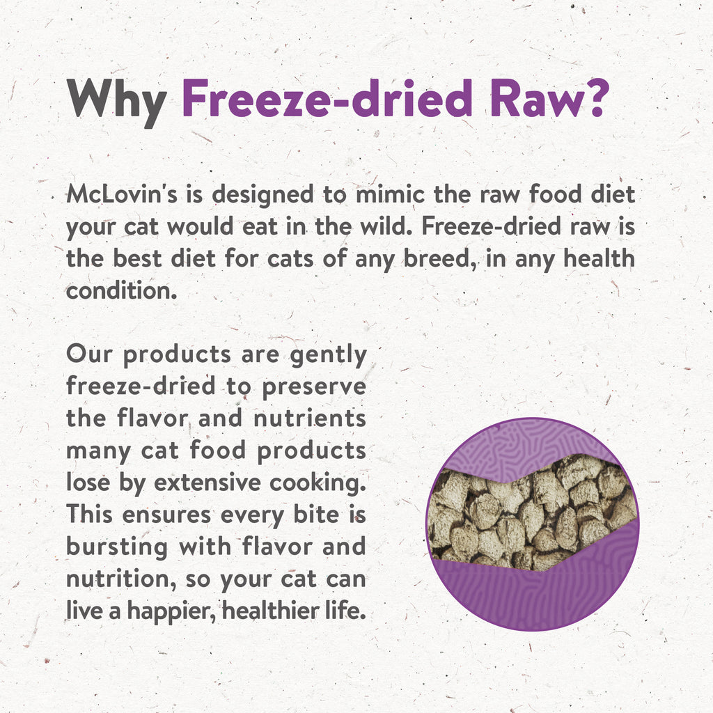 Cats FoodChicken | Freeze - Dried Raw Cat Meals