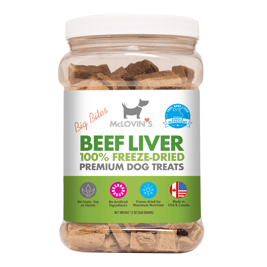 All DogsBeef Liver | Freeze - Dried Raw Dog Treats in Canister