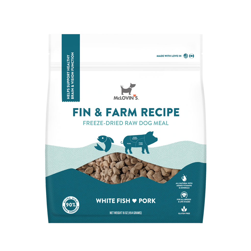 Full MealFish & Farm |Freeze-Dried Raw Dog Meal
