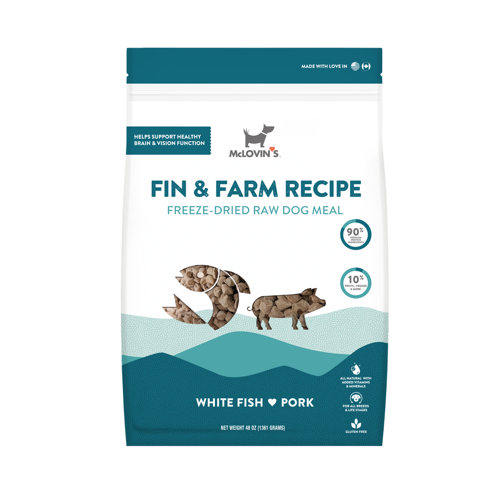 Full MealFish & Farm |Freeze-Dried Raw Dog Meal