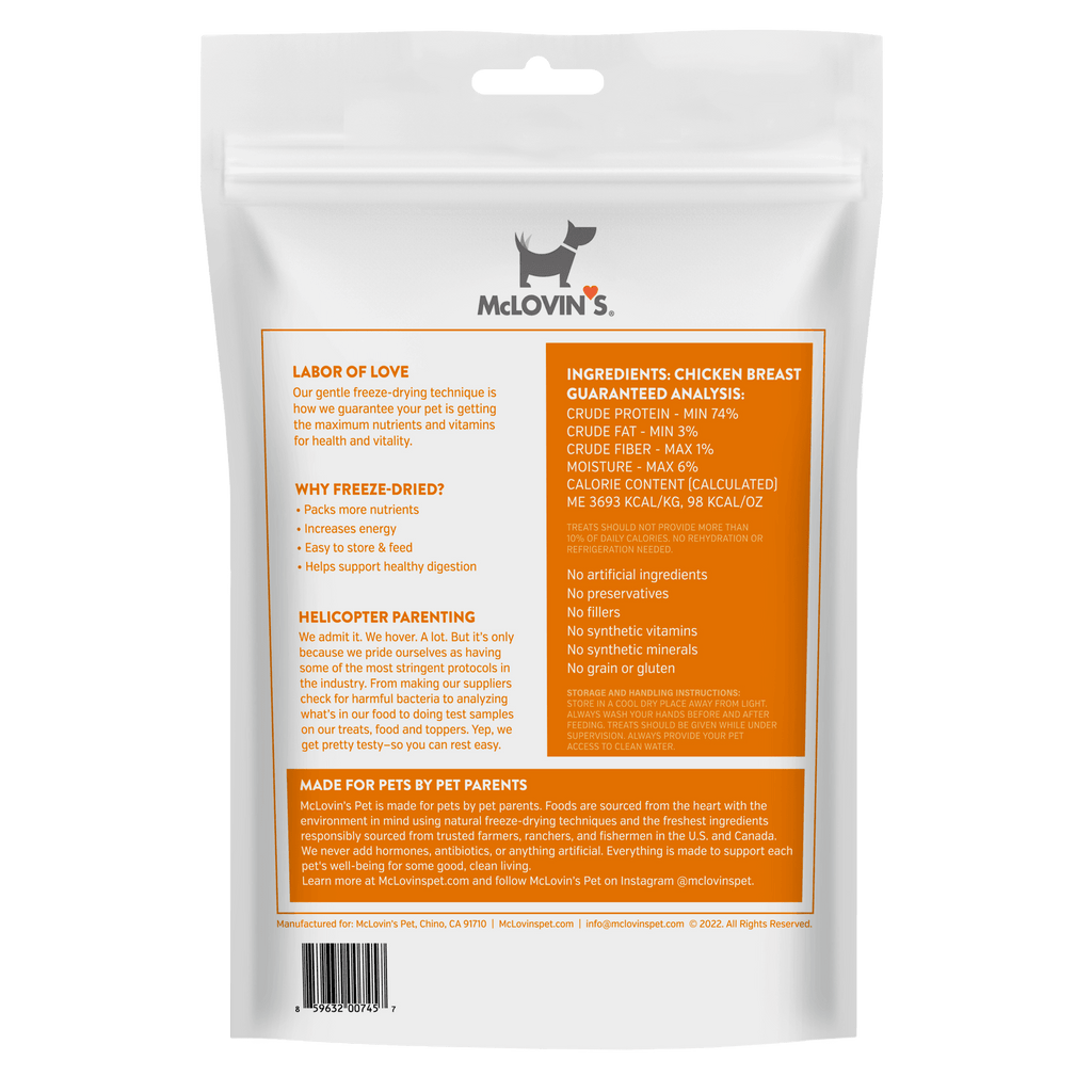Best Sellers mainChicken | Freeze-Dried Raw Treats for Dog
