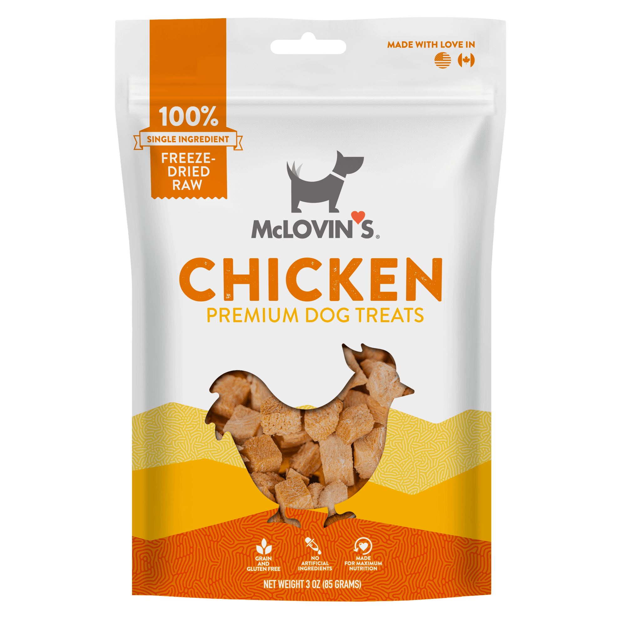 Dried chicken dog clearance treats