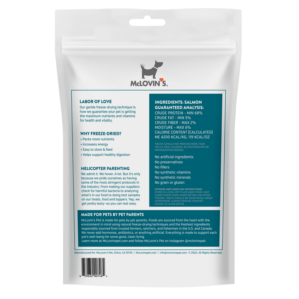 Dog TreatsSalmon |Freeze-Dried Raw Treats for Dog