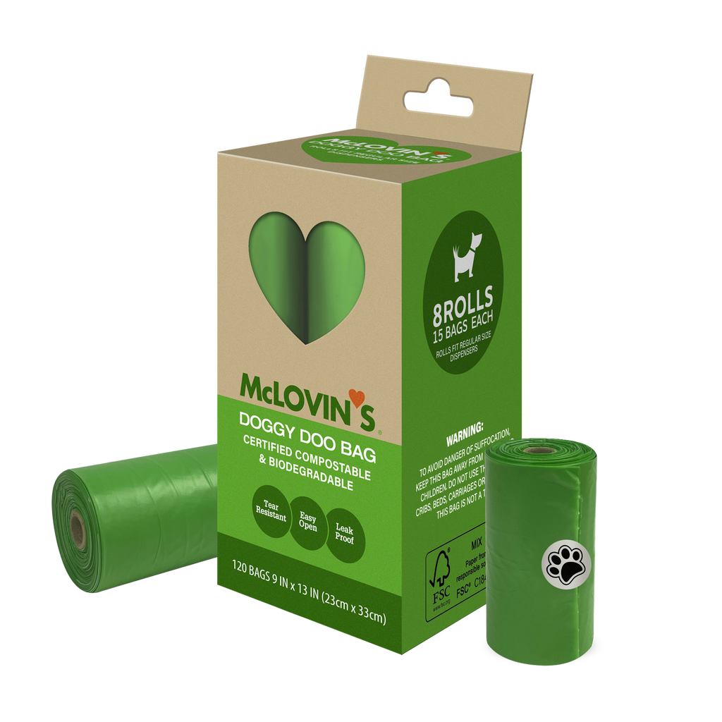 McLovin's DOGGY DOO BAGS Certified Compostable and Biodegradable