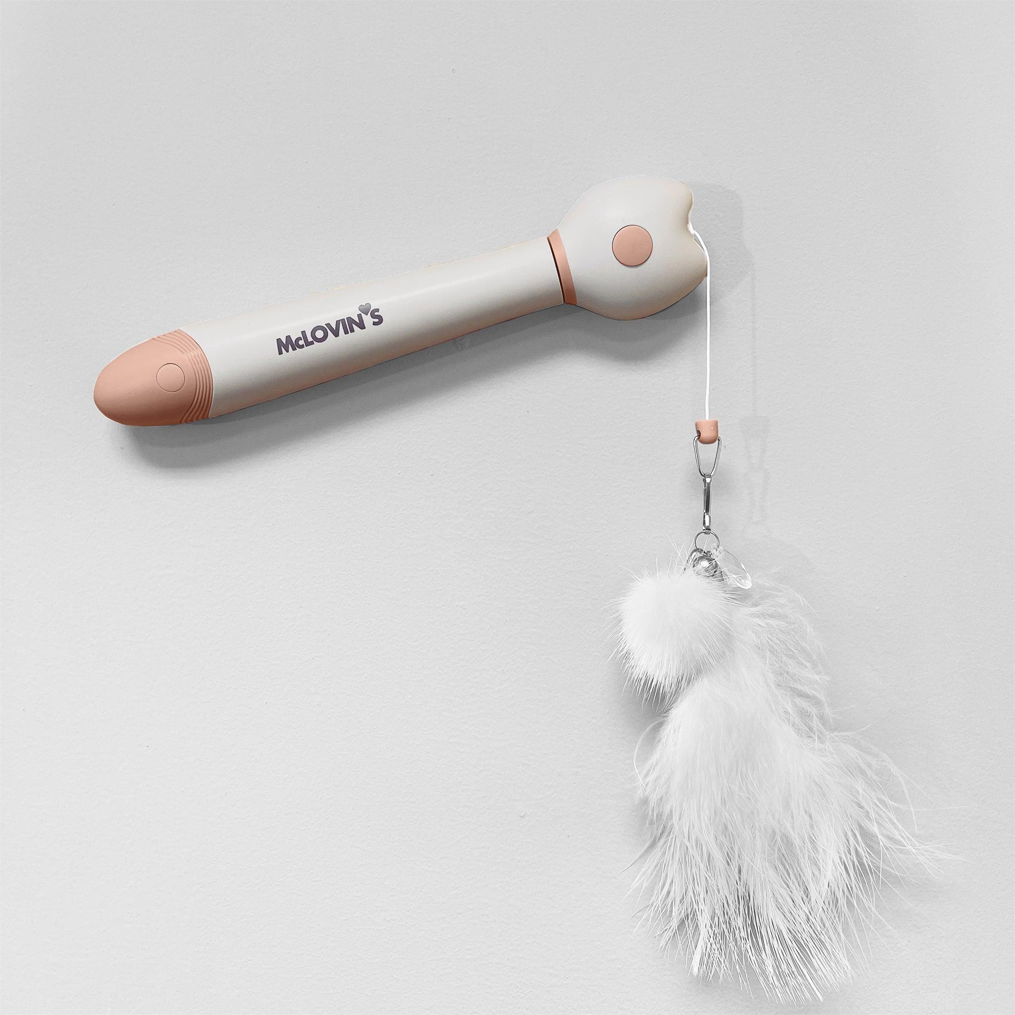 McLovin's 3-in-1 Cat Wand Toy with Feather Cat Teaser McLovin's 3-in-1 Cat Wand Toy with Feather Cat Teaser