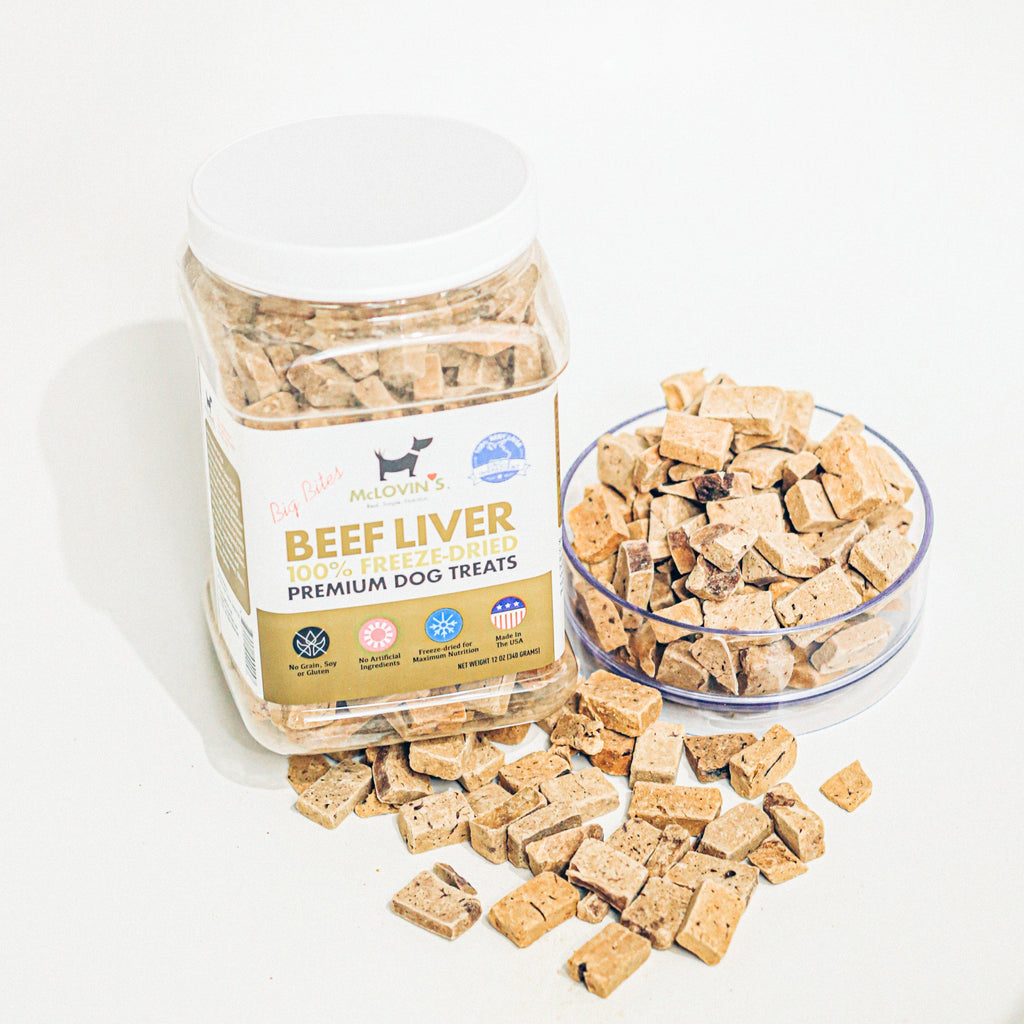 Dog FoodBeef Liver | Freeze - Dried Raw Dog Treats in Canister