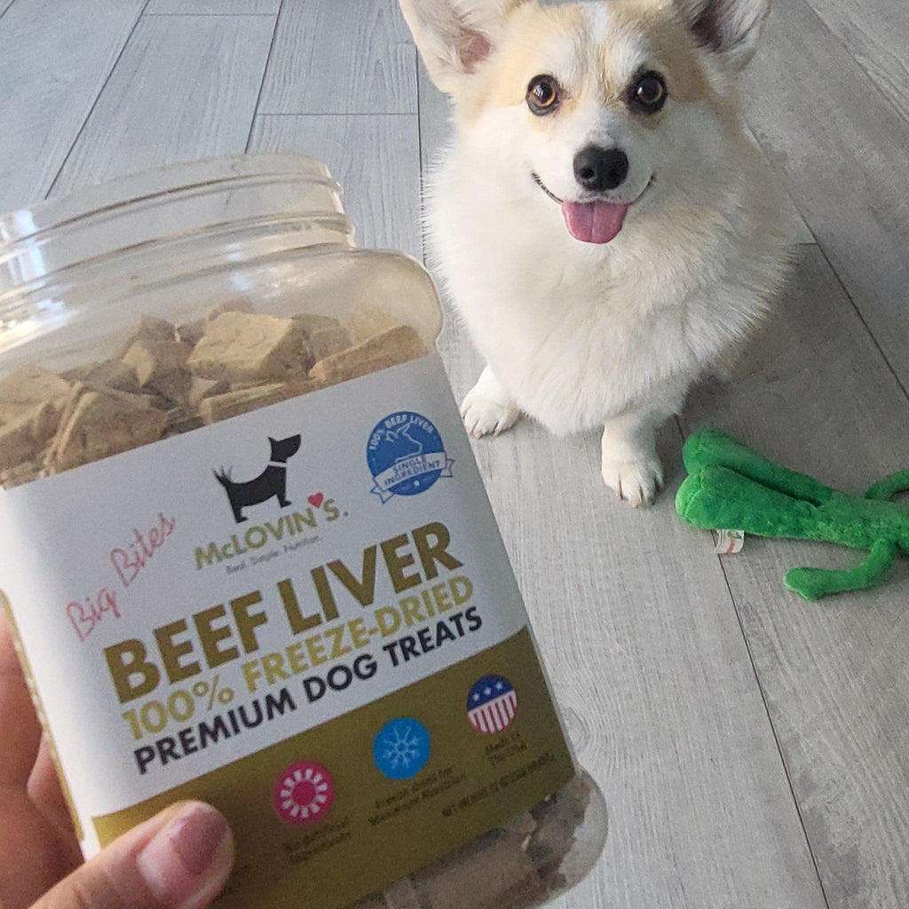 All DogsMclovin’s Freeze Dried Beef Liver Dog Treats (Jar Package)